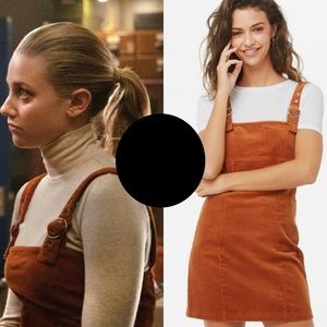 Forever 21 Corduroy Overall Mini Dress, not